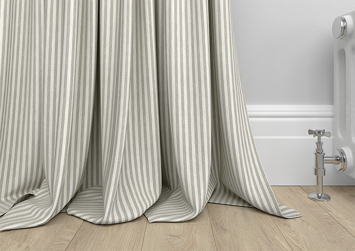 Emily Bond Oscar Stripe, Pebble - Made to Measure Curtains - Image 6